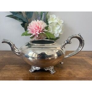 Vintage Victorian Plate Silver Plated Spirit Kettle Tripod Feet EP Copper Canada